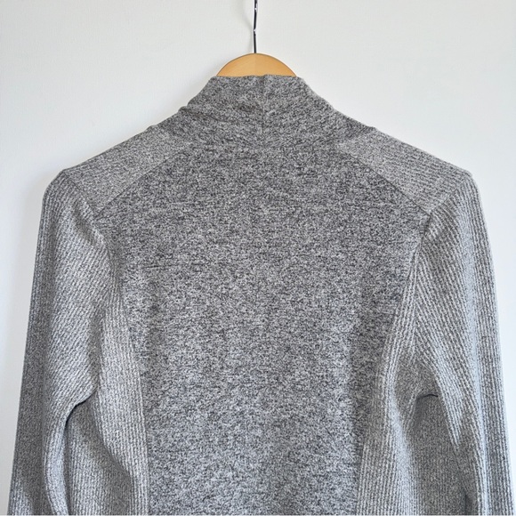 White House Black Market Open Front Cardigan Sweater Heather Gray Size XS - Picture 8 of 9